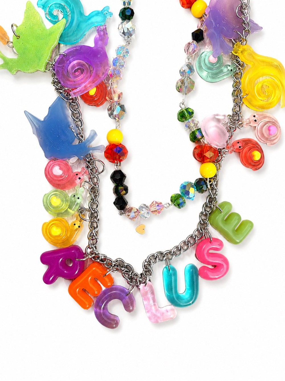 Relic Theory "Socially Unavailable" Charm Necklace - Picture 2 of 11